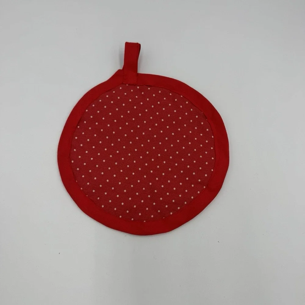 Holiday Folded Star Quilted Christmas Potholder Red‎ Green White
